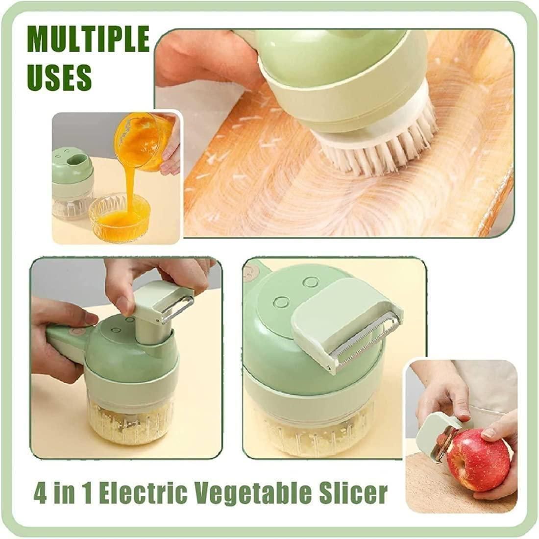 ChopMaster Pro™ 4-In-1 Electric Vegetable Cutter