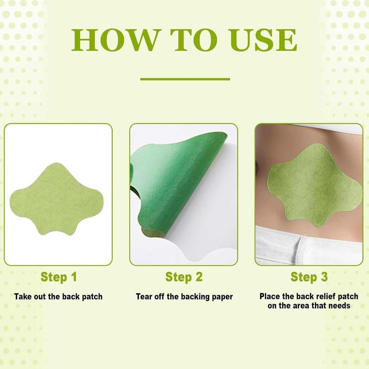 Natural Relief Knee Patches (Pack of 10, 20, 30)